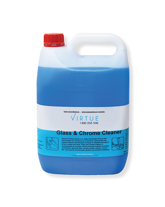 cleaning chemicals glass and chrome cleaner