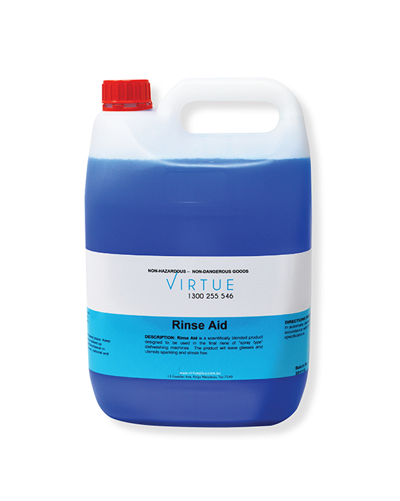 cleaning chemicals rinse aid