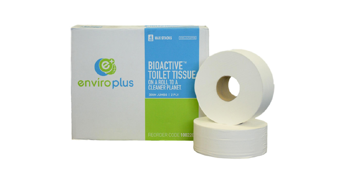 bioactive toilet paper