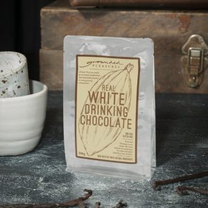 white drinking chocolate